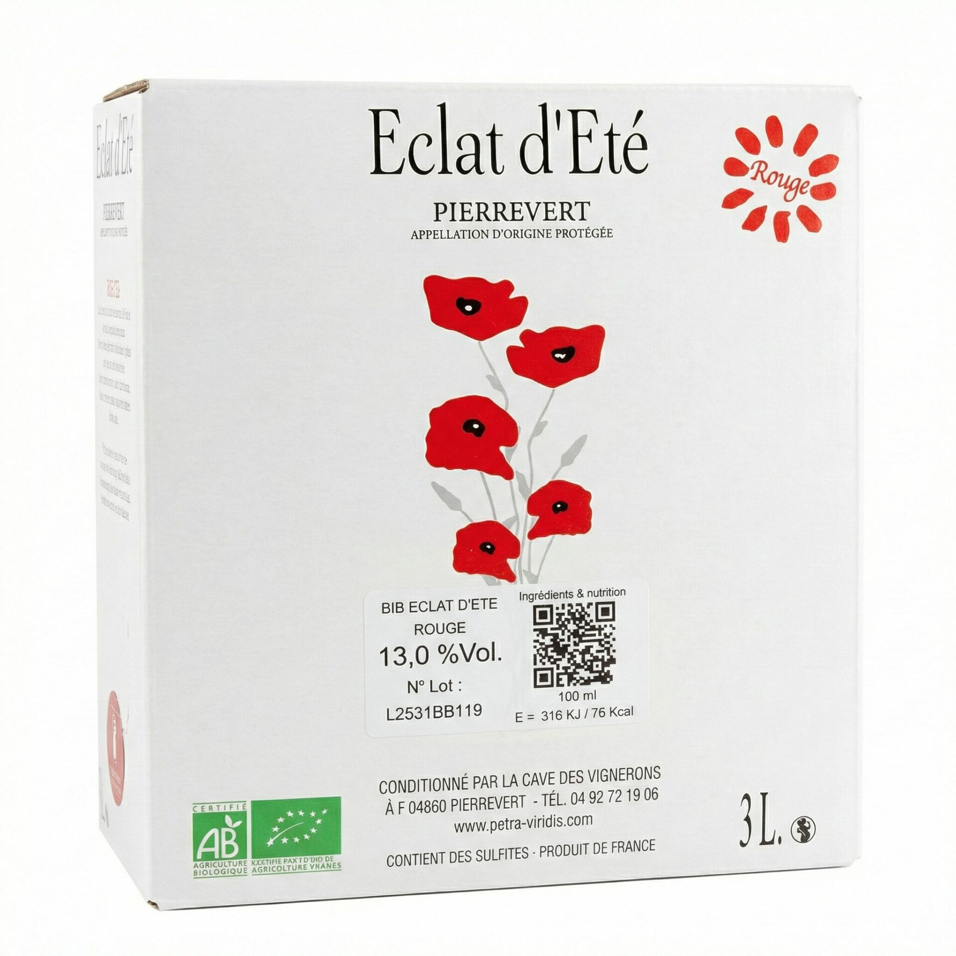 BIB éclat d'été rouge